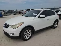 Salvage cars for sale at Houston, TX auction: 2010 Infiniti EX35 Base