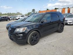 Salvage cars for sale at Bridgeton, MO auction: 2019 Ford Explorer Sport