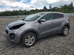 Salvage cars for sale at Windham, ME auction: 2017 KIA Sportage LX