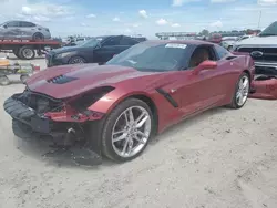 Salvage cars for sale at Houston, TX auction: 2015 Chevrolet Corvette Stingray Z51 2LT