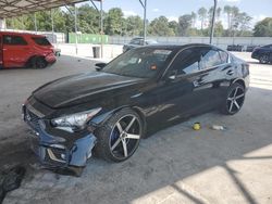 Salvage cars for sale at Cartersville, GA auction: 2019 Infiniti Q50 Luxe