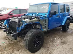 Salvage cars for sale at Chicago Heights, IL auction: 2015 Jeep Wrangler Unlimited Sahara