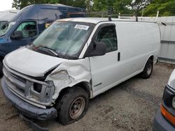 Salvage trucks for sale at Harleyville, SC auction: 2000 Chevrolet Express G1500