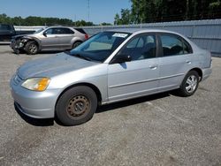 Honda salvage cars for sale: 2002 Honda Civic LX