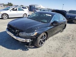 Salvage cars for sale at Antelope, CA auction: 2022 Honda Accord Hybrid Sport