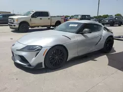 Salvage cars for sale at Grand Prairie, TX auction: 2021 Toyota Supra Base