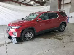 Salvage cars for sale at North Billerica, MA auction: 2023 Chevrolet Traverse LT