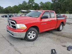 Salvage cars for sale at Savannah, GA auction: 2012 Dodge RAM 1500 SLT