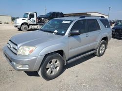 Salvage cars for sale at Temple, TX auction: 2004 Toyota 4runner SR5