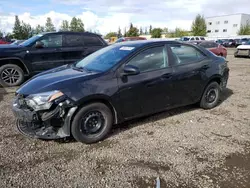 Toyota Corolla l salvage cars for sale: 2014 Toyota Corolla L