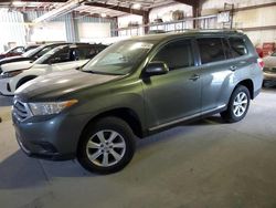 Toyota salvage cars for sale: 2013 Toyota Highlander Base