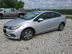 Chevrolet salvage cars for sale: 2018 Chevrolet Cruze LS