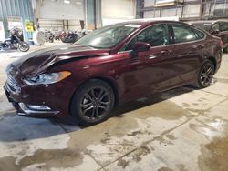 Salvage cars for sale at Eldridge, IA auction: 2018 Ford Fusion SE