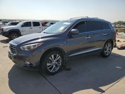 Salvage cars for sale at Grand Prairie, TX auction: 2014 Infiniti QX60