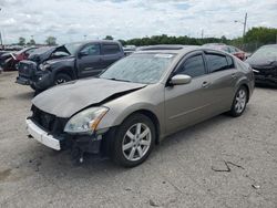 Salvage cars for sale from Copart Indianapolis, IN: 2005 Nissan Maxima SE