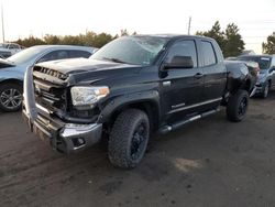 Salvage trucks for sale at Denver, CO auction: 2014 Toyota Tundra Double Cab SR