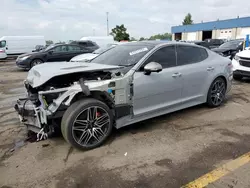 Salvage cars for sale at Woodhaven, MI auction: 2023 KIA Stinger GT2