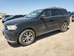 Salvage cars for sale at Amarillo, TX auction: 2016 Dodge Durango Limited