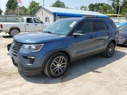 Ford Explorer salvage cars for sale: 2018 Ford Explorer Sport