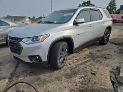 Chevrolet salvage cars for sale: 2021 Chevrolet Traverse RS