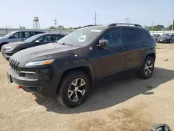 Jeep salvage cars for sale: 2017 Jeep Cherokee Trailhawk