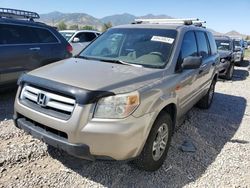 Honda salvage cars for sale: 2007 Honda Pilot LX