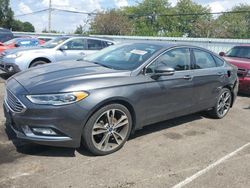 Salvage cars for sale at Moraine, OH auction: 2017 Ford Fusion Titanium