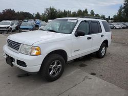 Salvage cars for sale at Woodburn, OR auction: 2005 Ford Explorer XLT