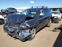 Salvage SUVs for sale at auction: 2015 Jeep Grand Cherokee Overland