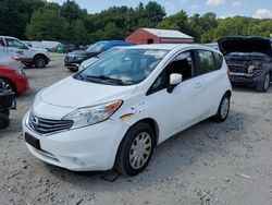 Salvage cars for sale at Mendon, MA auction: 2016 Nissan Versa Note S