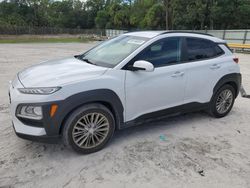 Salvage cars for sale from Copart Fort Pierce, FL: 2020 Hyundai Kona SEL