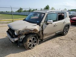 Jeep salvage cars for sale: 2016 Jeep Renegade Limited