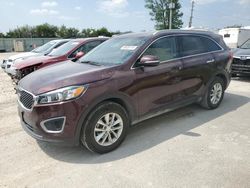 Salvage cars for sale at Kansas City, KS auction: 2016 KIA Sorento LX