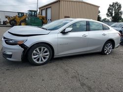 Salvage cars for sale at Moraine, OH auction: 2021 Chevrolet Malibu LT