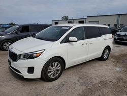 Salvage cars for sale at Kansas City, KS auction: 2016 KIA Sedona LX