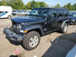 Jeep Wrangler Unlimited Sport salvage cars for sale: 2019 Jeep Wrangler Unlimited Sport