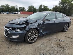 Chevrolet salvage cars for sale: 2020 Chevrolet Malibu Premier