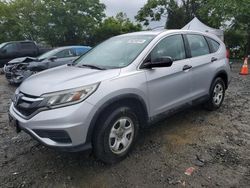 Salvage cars for sale at Baltimore, MD auction: 2016 Honda CR-V LX