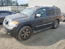 Salvage cars for sale at Spartanburg, SC auction: 2011 Nissan Armada SV