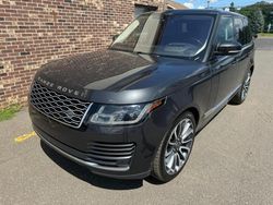 Land Rover salvage cars for sale: 2018 Land Rover Range Rover Supercharged