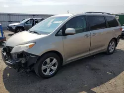 Salvage cars for sale at Fredericksburg, VA auction: 2015 Toyota Sienna LE