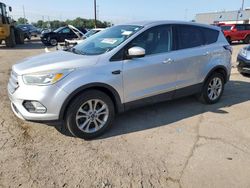 Salvage cars for sale at Woodhaven, MI auction: 2017 Ford Escape SE