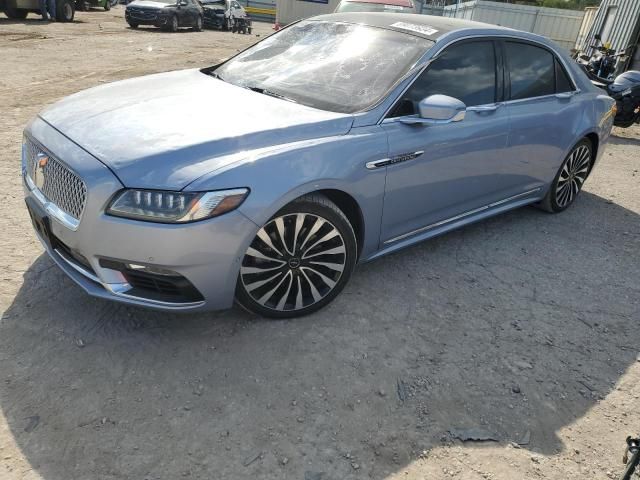 2019 Lincoln Continental Black Label