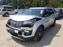 Ford salvage cars for sale: 2017 Ford Explorer XLT