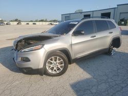 Salvage cars for sale at Kansas City, KS auction: 2016 Jeep Cherokee Sport