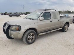 Nissan Frontier Crew cab xe salvage cars for sale: 2002 Nissan Frontier Crew Cab XE