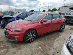 Salvage cars for sale at Dyer, IN auction: 2016 Chevrolet Malibu LT