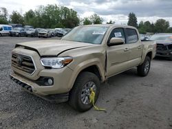 Toyota salvage cars for sale: 2019 Toyota Tacoma Double Cab