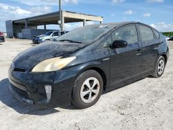 Salvage cars for sale at West Palm Beach, FL auction: 2012 Toyota Prius