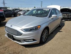 Salvage cars for sale at Elgin, IL auction: 2017 Ford Fusion SE